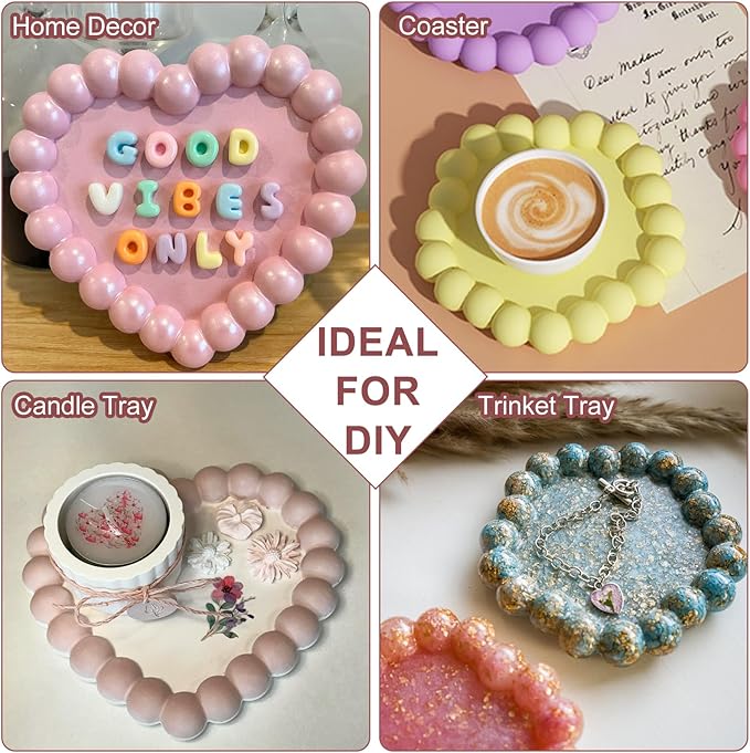 Moldes de Silicone para Bandej - Resin Craft Supplies avaliação e preço