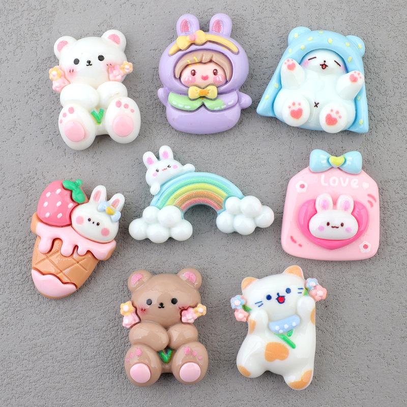 8 Peças Mini Cabochões de Resi - Resin Craft Supplies avaliação e preço