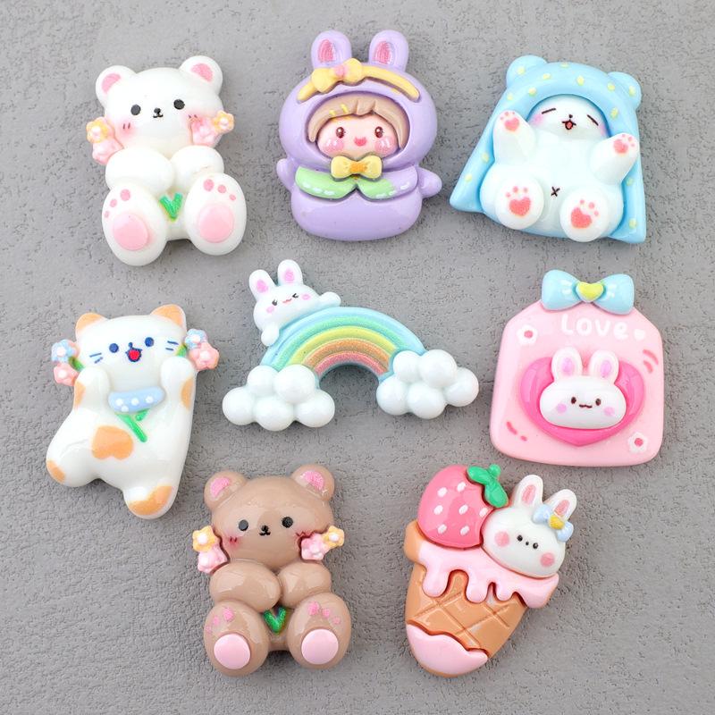8 Peças Mini Cabochões de Resi - Resin Craft Supplies avaliação e preço