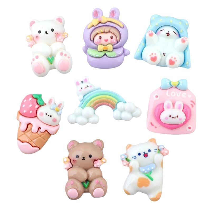 8 Peças Mini Cabochões de Resi - Resin Craft Supplies avaliação e preço