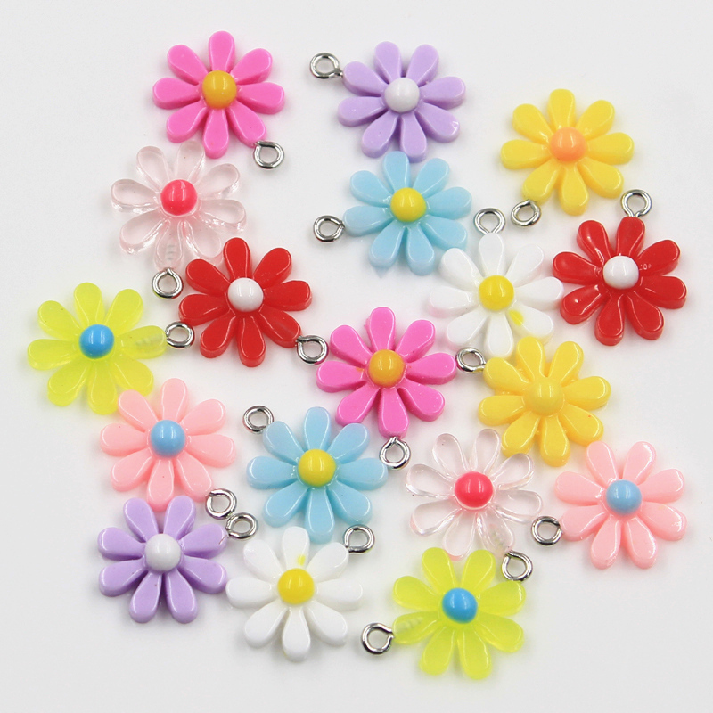 30pcs encantos flor girassol m - Flower Preservation Resin avaliação e preço
