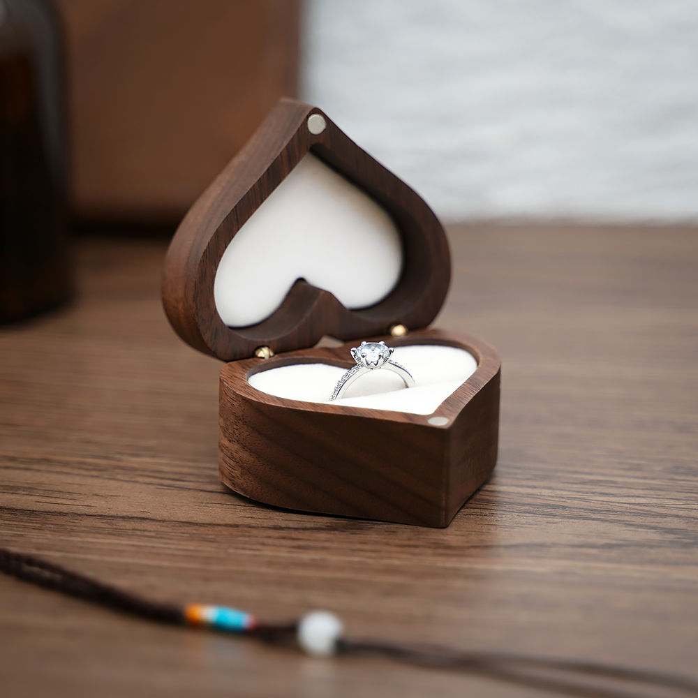 Caixa de Anel para Cerimônia d - Wood Ring Blank avaliação e preço