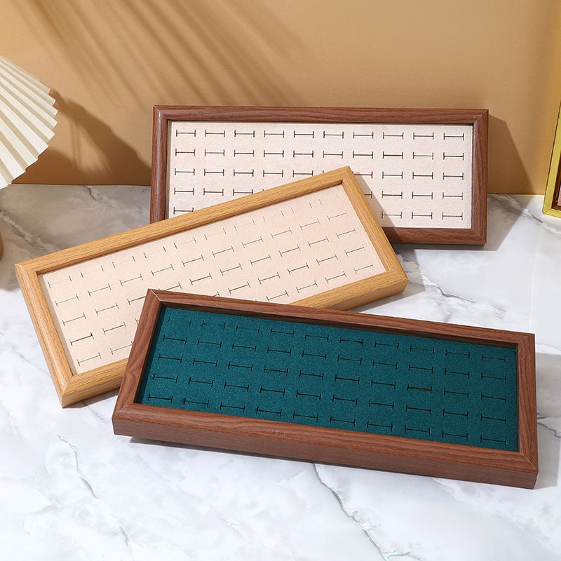 Bandejas de jóias da moda velu - Wood Ring Blank avaliação e preço