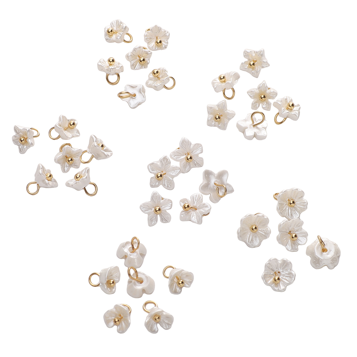 5 pçs branco mini pequenas flo - Flower Preservation Resin avaliação e preço