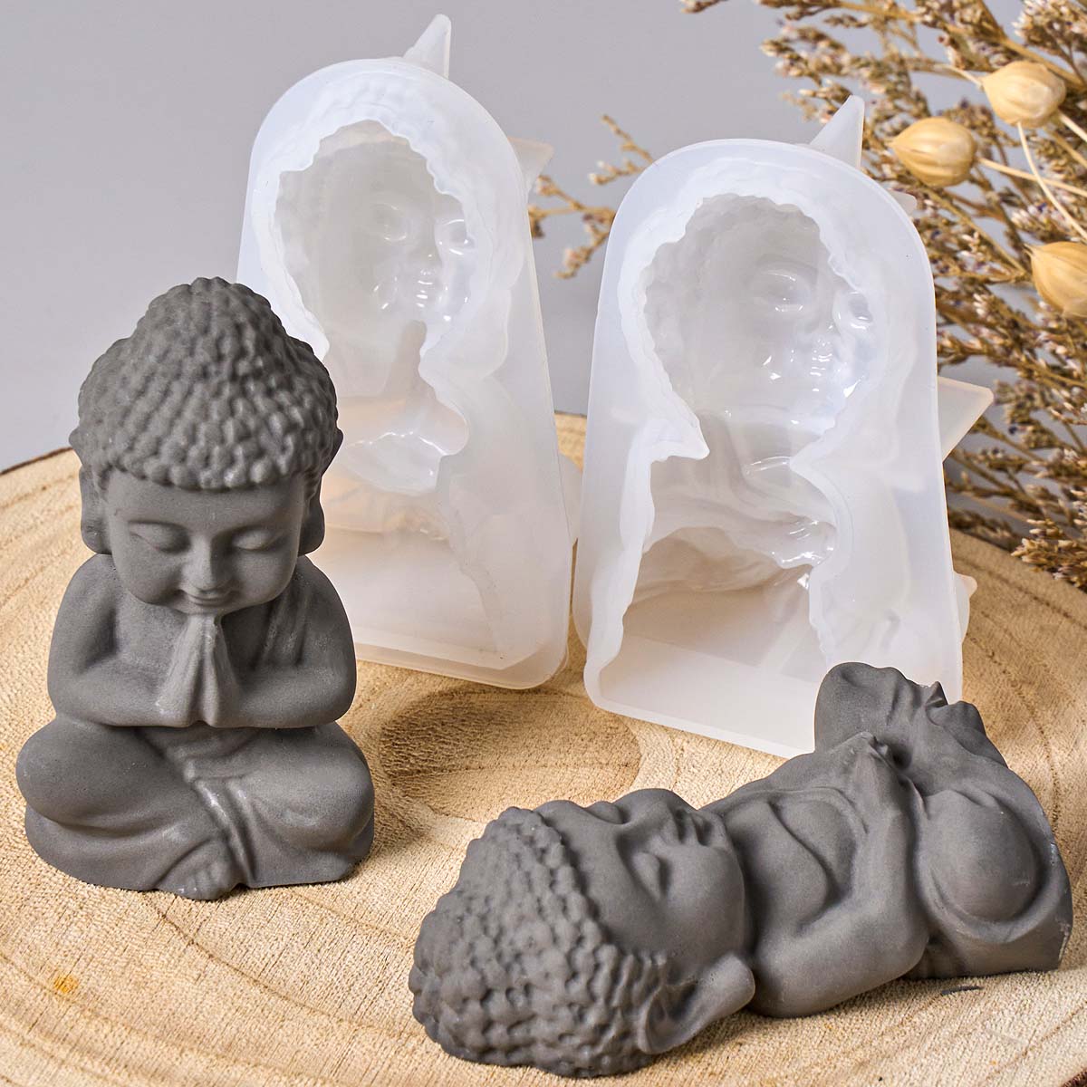 Molde de Silicone Buda Pequeno - Resin Craft Supplies avaliação e preço